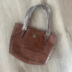 Brand new Giant Bernini faux croc purse
